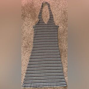American Eagle Outfitters Backless Stretchy Halter Dress